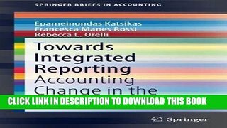 [PDF] Towards Integrated Reporting: Accounting Change in the Public Sector (SpringerBriefs in