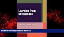 Best books  Learning from Greensboro: Truth and Reconciliation in the United States (Pennsylvania