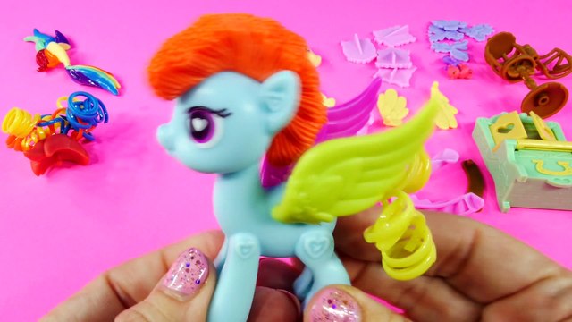 My Little Pony MLP POP Fluttershy and Rainbow Dash Style Kit Collection Dolls MLP Full Episode