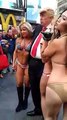 Donald Trump Taking Selfie With Some Sexy Girls In New York
