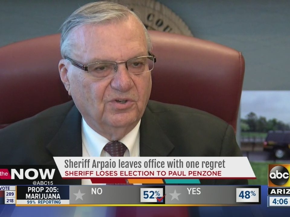Joe Arpaio voted out of office as Maricopa County sheriff