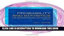 [DOWNLOAD] PDF Probability and Statistics for Engineering and the Sciences Collection BEST SELLER