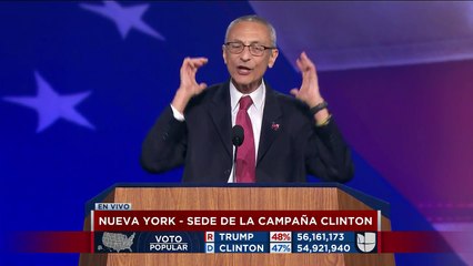 Jorge Ramos al anuncio de John Podesta