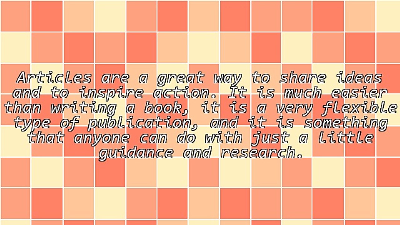 How to Write a Top-Notch Article