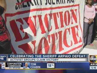 Latino activist groups in Phoenix celebrating after Joe Arpaio’s loss