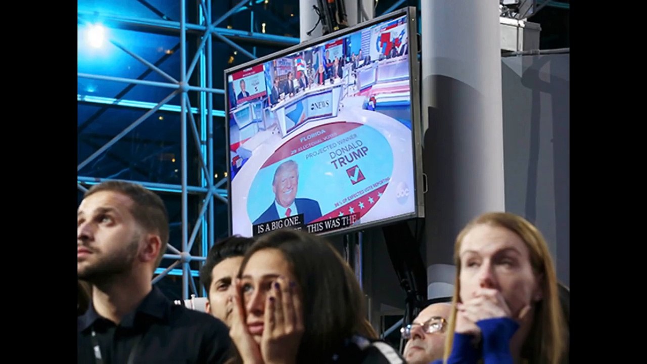 US selection Hillary Clinton's supporters emotional moments