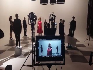 Susana González Grabaciones trás de cámaras de los promos de La Candidata