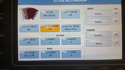 Tutoriel SD40 réglage pour la reconnaissance des accords de 7ème