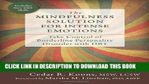 Best Seller The Mindfulness Solution for Intense Emotions: Take Control of Borderline Personality