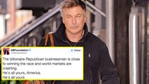 Alec Baldwin Angry Tweets Over Trump’s Election