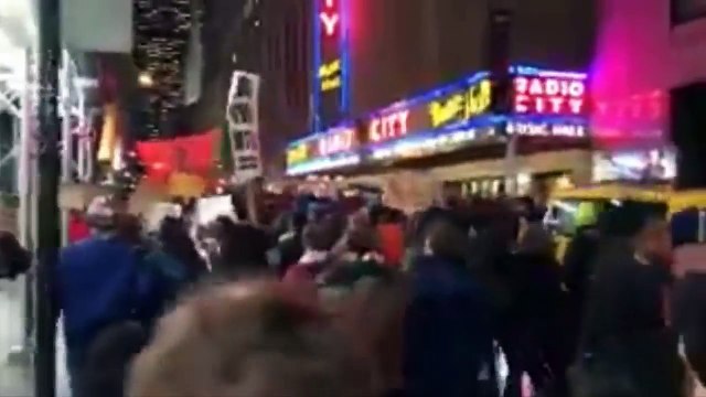 Protesters take over New York streets after Trump win