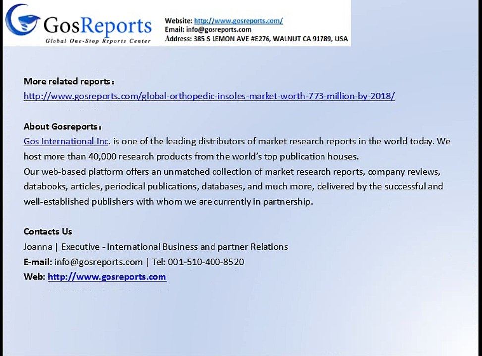 Global Orthopedic Insoles Market Research Report