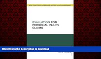 Read book  Evaluation for Personal Injury Claims (Best Practices for Forensic Mental Health