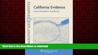 liberty books  Examples   Explanations: California Evidence online