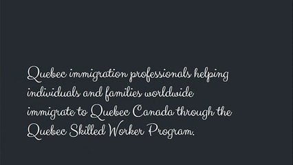 Quebec immigration