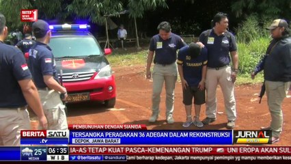 Polresta Depok Rekonstruksi Pembunuhan oleh Dukun Palsu