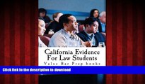 Buy book  California Evidence For Law Students: Relevant Rules From The California Evidence Code