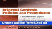 [PDF] Internal Controls Policies and Procedures Popular Collection