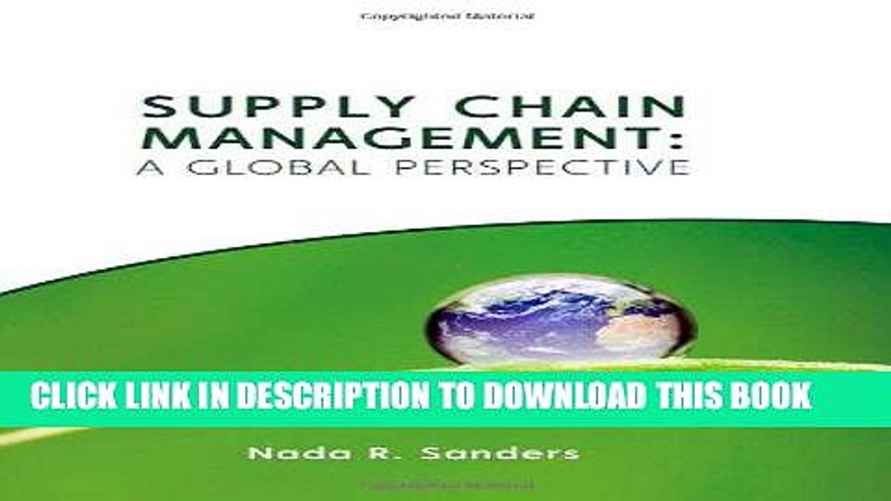 [PDF] Supply Chain Management: A Global Perspective Full Collection