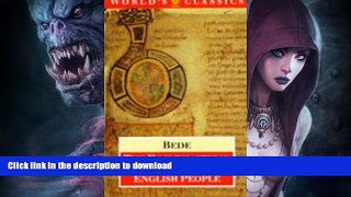FAVORITE BOOK  The Ecclesiastical History of the English People; The Greater Chronicle; Bede s