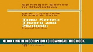 [READ] EBOOK Time Series: Theory and Methods (Springer Series in Statistics) ONLINE COLLECTION