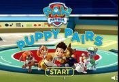 Best Kids Movies 2016 - PAW Patrol Puppy Pairs - Games For Girls and Boys