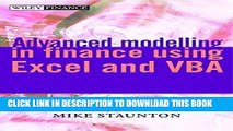 [PDF] Advanced modelling in finance using Excel and VBA Popular Collection