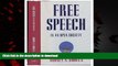 Read book  Free Speech In An Open Society online to buy