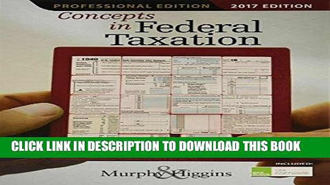 [PDF] Concepts in Federal Taxation 2017, Professional Edition (with H R BlockTM Premium   Business