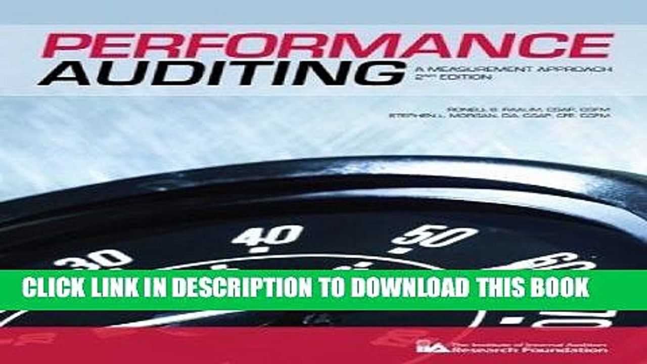 [PDF] Performance Auditing: A Measurement Approach - 2nd Edition Full Online