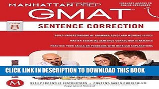 [READ] EBOOK GMAT Sentence Correction (Manhattan Prep GMAT Strategy Guides) ONLINE COLLECTION