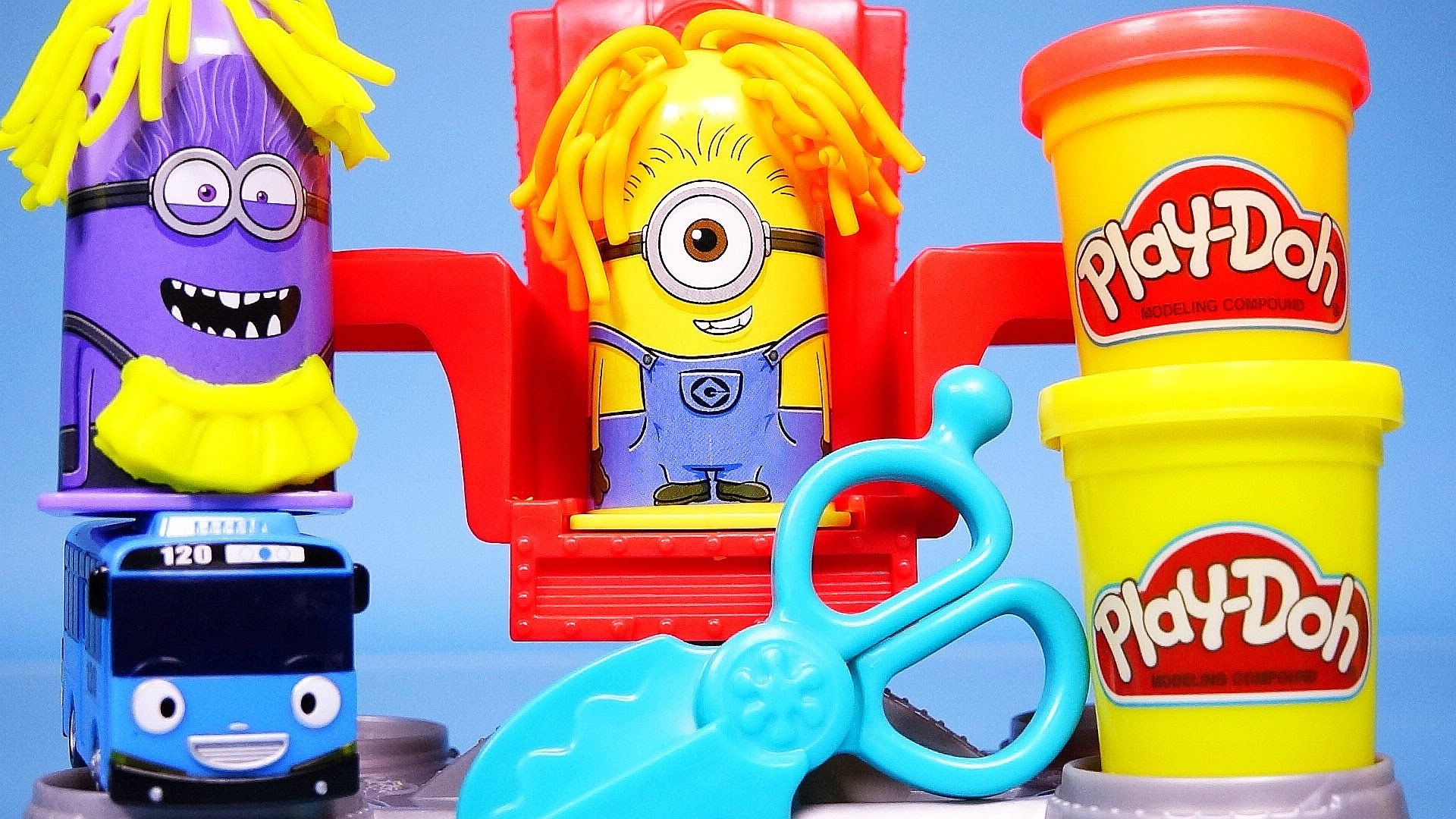 ⁣Peppa Pig and Play Doh - Kinder Surprise Eggs Pet Shop Peppa & Minios Toys