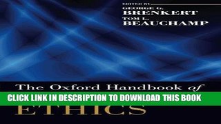 [READ] EBOOK The Oxford Handbook of Business Ethics (Oxford Handbooks) ONLINE COLLECTION
