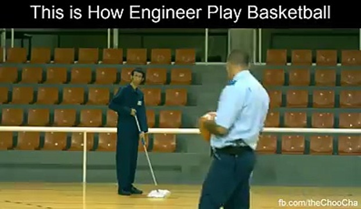 how engineer play basketball