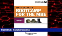 Buy book  MBE Bootcamp: Evidence (Bootcamp for the Mbe) online for ipad