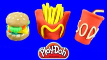 Peppa Pig French Fries - Play doh create hamburger play dough peppa pig toys