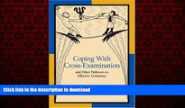 Buy book  Coping with Cross-Examination and Other Pathways to Effective Testimony online to buy