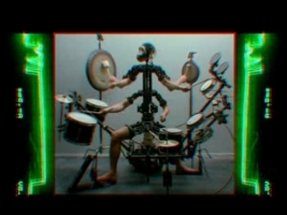 Aphex Twin - Monkey Drummer (Music Video)