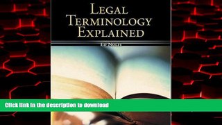 Read books  Legal Terminology Explained (Mcgraw-Hill Business Careers Paralegal Titles) online to