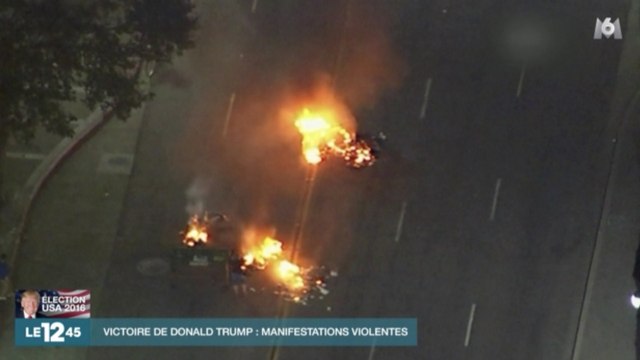 Zap Actu du 10 Novembre 2016 - Violentes manifestations en marge des élections américaines !