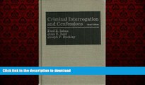 Best books  Criminal Interrogation and Confessions online for ipad