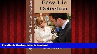 Buy book  Easy Lie Detection online to buy