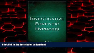 Buy book  Investigative Forensic Hypnosis online for ipad
