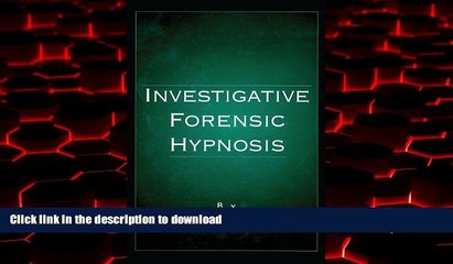Buy book  Investigative Forensic Hypnosis online for ipad