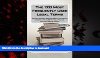 liberty books  The 1333 Most Frequently Used Legal Terms: English-Spanish-English Legal Dictionary