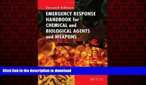 Best books  Emergency Response Handbook for Chemical and Biological Agents and Weapons, Second