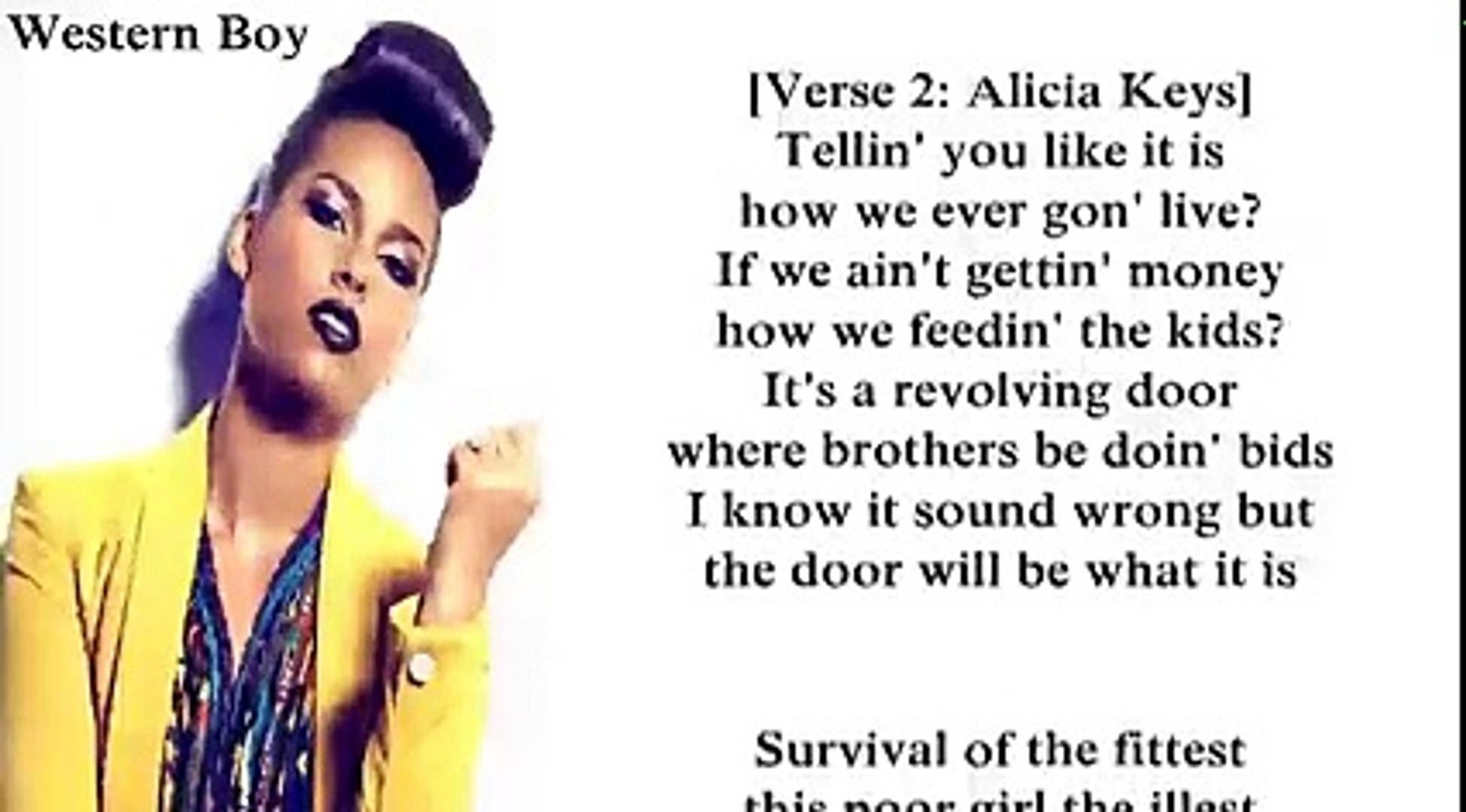 Alicia Keys If I Ain T Got You Paroles Alicia Keys - The Gospel (Lyrics) - Vidéo Dailymotion