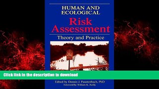 liberty book  Human and Ecological Risk Assessment: Theory and Pactice online to buy
