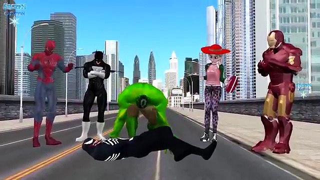 SuperHeroes Fight | Venom Trying To Kidnap Frozen Elsa | SuperHero Epic Battle Saving Frozen Elsa