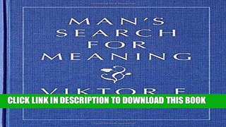 Ebook Man s Search for Meaning, Gift Edition Free Read